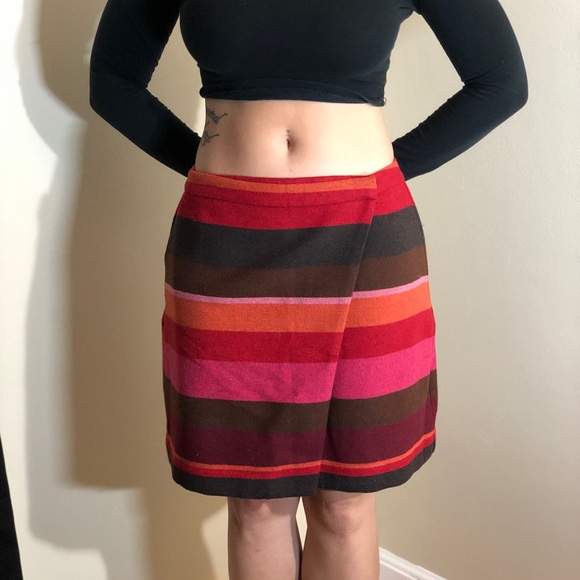 Striped LOFT skirt - Picture 1 of 4